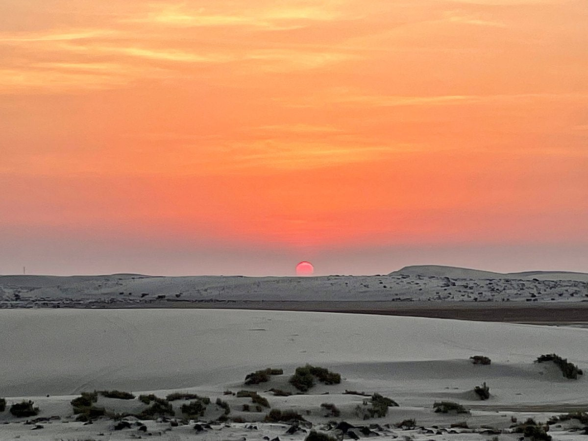 Doha: Sunrise 4x4 privé woestijnsafari van een halve dag, dune bashing en binnenzeetour