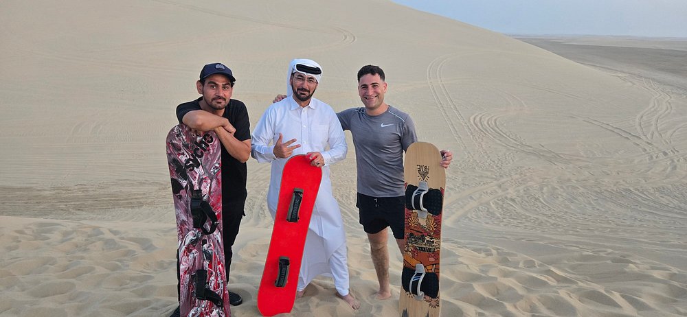 Doha : Safari dans le désert avec sandboard, visite de la mer intérieure et balade à dos de chameau en option