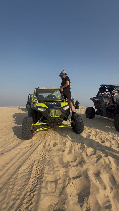 ドーハ: ATVまたはバギーライド、デューンバッシング、キャメルライド プライベート砂漠サファリツアー