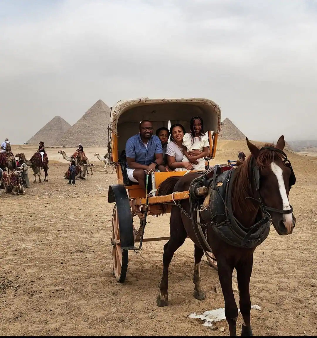 Il Cairo: Tour Guidato Privato di un Giorno delle Piramidi di Giza, Piramide a Gradoni di Saqqara e Menfi