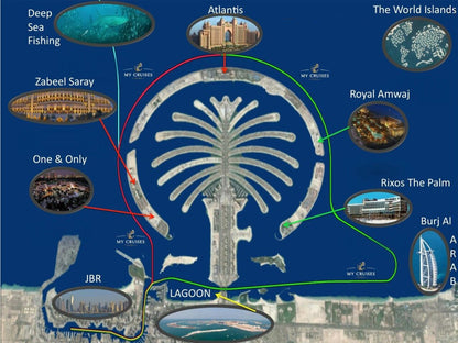 Dubai: Private 34FT Speed Boat Tour