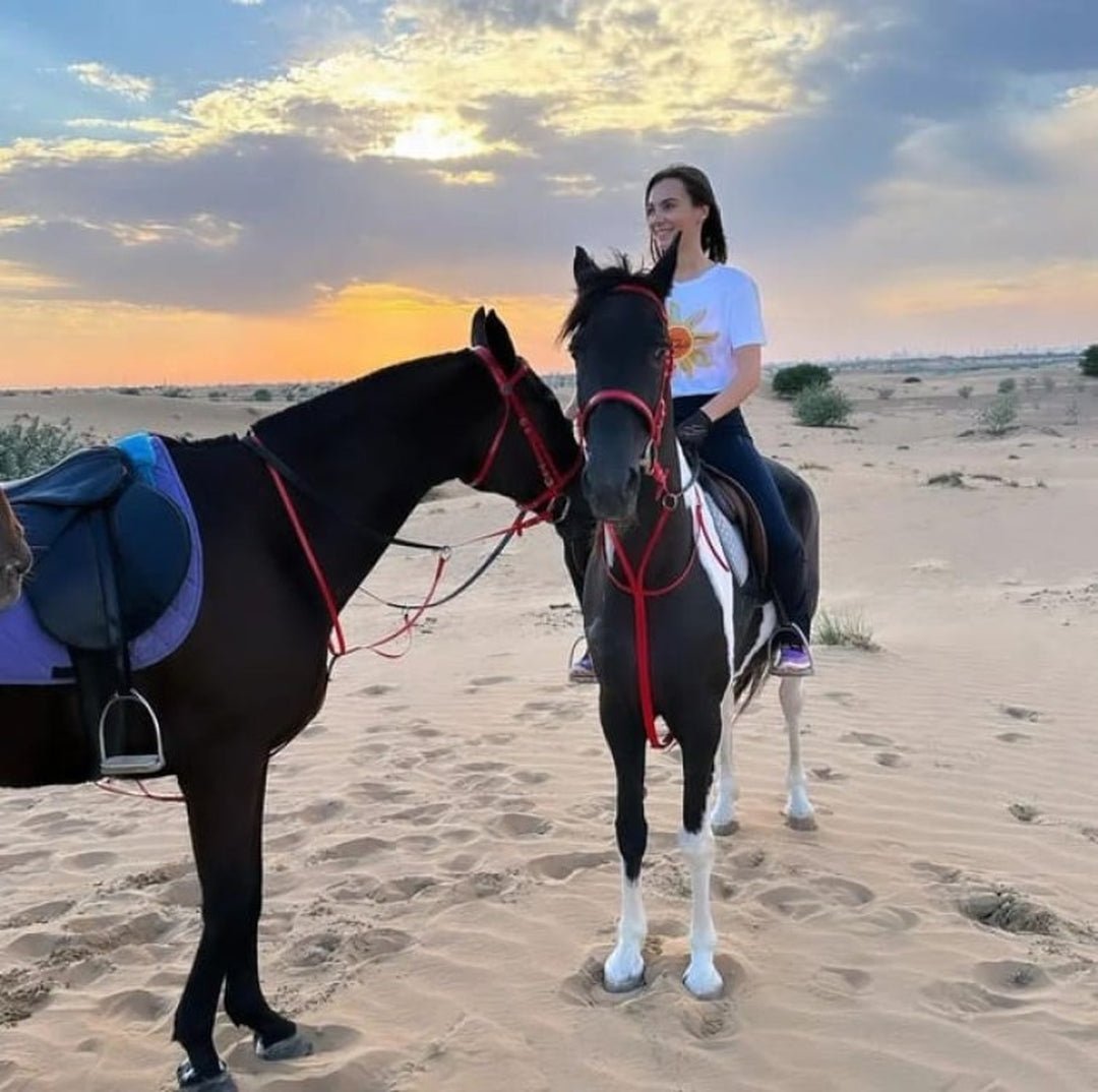 Doha: Desert Horse Riding Trip with Hotel Pickup