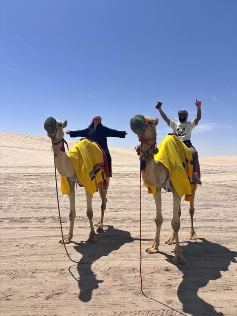 Doha: Desert Safari, Quad Bike Ride, Camel Ride, Sandboarding, and Inland Sea Visit