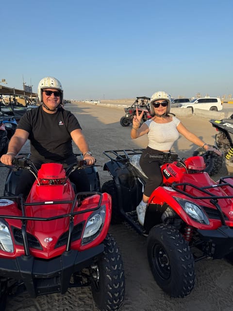Doha: Desert Safari, Quad Bike Ride, Camel Ride, Sandboarding, and Inland Sea Visit