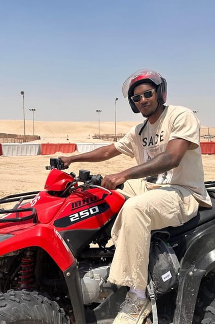 Doha: Desert Safari with ATV or Buggy Ride, Camel Ride, Sandboarding, and Inland Sea Tour