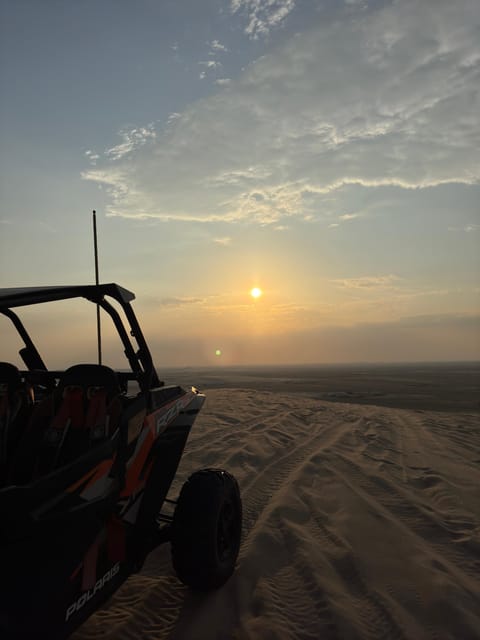 Doha: Desert Safari with ATV or Buggy Ride, Camel Ride, Sandboarding, and Inland Sea Tour