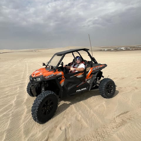 Doha: Desert Safari with ATV or Buggy Ride, Camel Ride, Sandboarding, and Inland Sea Tour