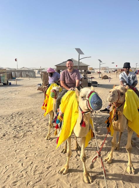 Doha: Desert Safari with ATV or Buggy Ride, Camel Ride, Sandboarding, and Inland Sea Tour