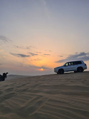 Doha: Desert Safari with Camel Ride, Dune Bashing, and Sandboarding Inland Sea Trip