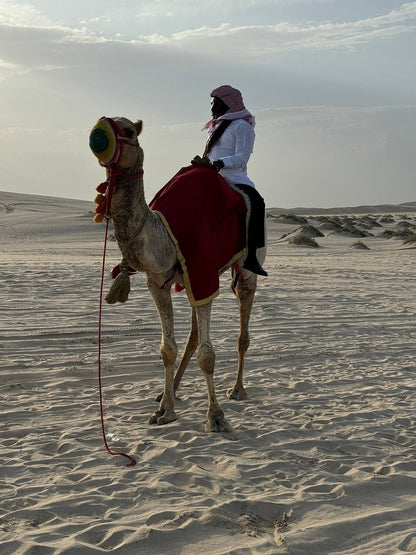 Doha: Desert Safari with Camel Ride, Dune Bashing, and Sandboarding Inland Sea Trip