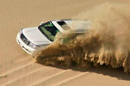 Doha: Desert Safari with Camel Ride, Sandboarding, and Inland Sea Visit