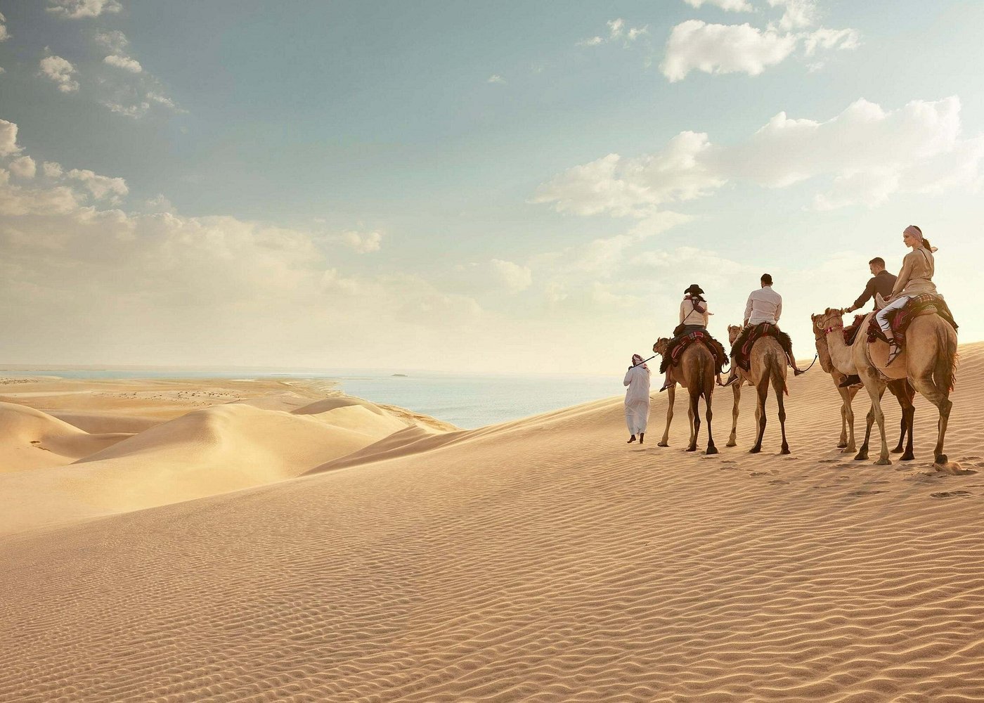Doha: Desert Safari with Camel Ride, Sandboarding and Inland Sea Visit
