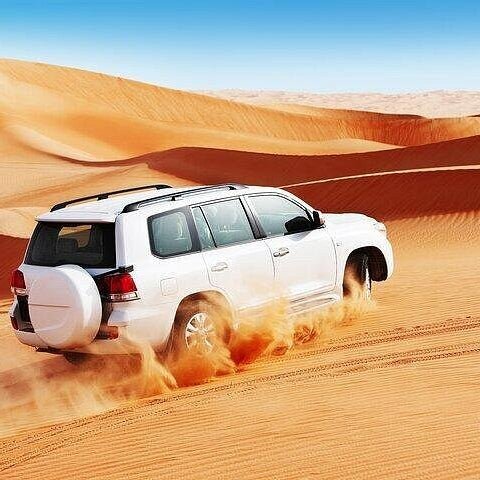 Doha: Desert Safari with Camel Ride, Sandboarding and Inland Sea Visit