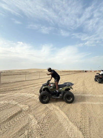 Doha: Desert Safari with Dune Bashing, Camel Ride and Sandboarding