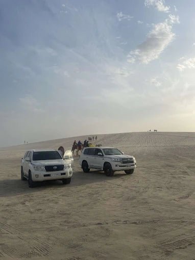 Doha: Desert Safari with Dune Bashing, Camel Ride and Sandboarding