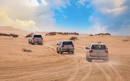 Doha: Desert Safari with Dune Bashing, Sandboarding, and Inland Sea Visit