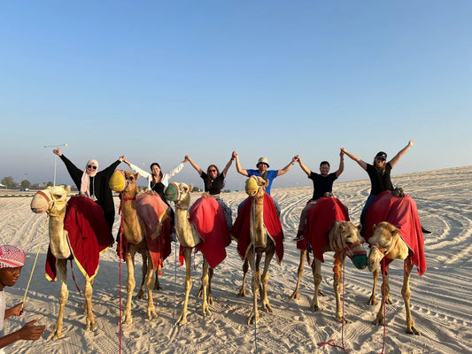 Doha: Desert Safari with Dune Bashing, Sandboarding, and Inland Sea Visit