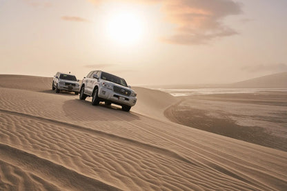 Doha: Desert Safari with Dune Bashing, Sandboarding, and Inland Sea Visit