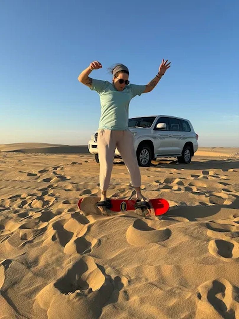 Doha: Desert Safari with Sandboarding, Inland Sea visit and Optional Camel Ride