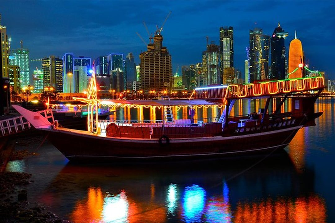 Doha: Evening Dhow Cruise with City Skyline Views