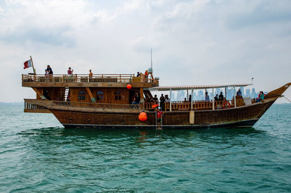 Doha: Evening Dhow Cruise with City Skyline Views