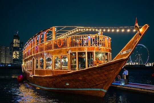 Doha: Evening Dhow Cruise with City Skyline Views