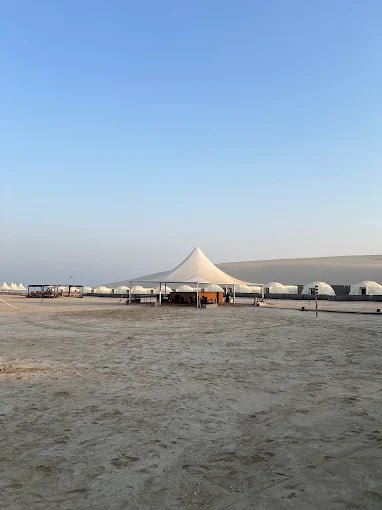 Doha: Full - Day Desert Safari with Camp Access, Camel Ride, and Buffet Dinner