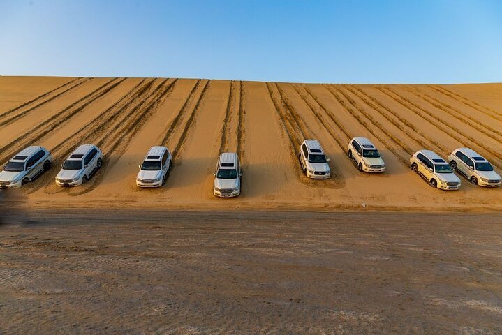 Doha: Full - Day Desert Safari with Camp Access, Camel Ride, and Buffet Dinner