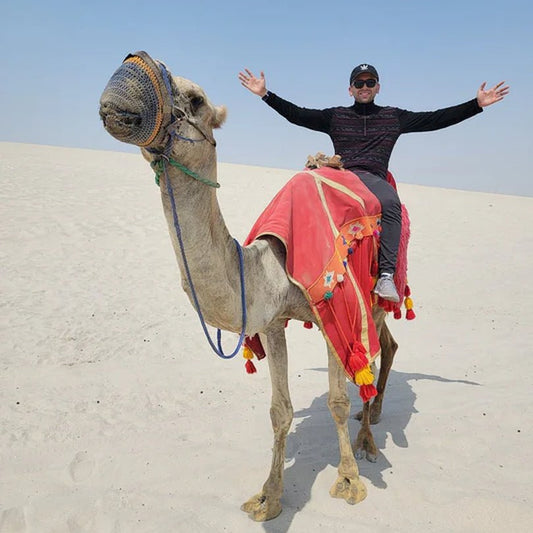 Doha: Half - Day Desert Safari with Camel Ride and Inland Sea Visit