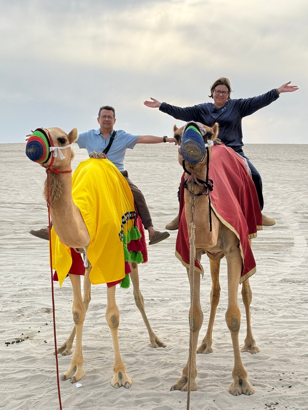 Doha: Half - Day Private Desert Safari with Camel Ride, Sandboarding and Inland Sea