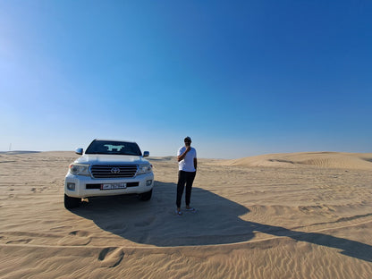 Doha: Half - Day Private Desert Safari with Camel Ride, Sandboarding and Inland Sea