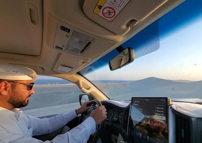 Doha: Inland Sea Desert Safari with Sandboarding and Camel Ride