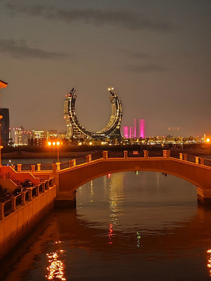 Doha: Night City Tour with Traditional Dhow Cruise