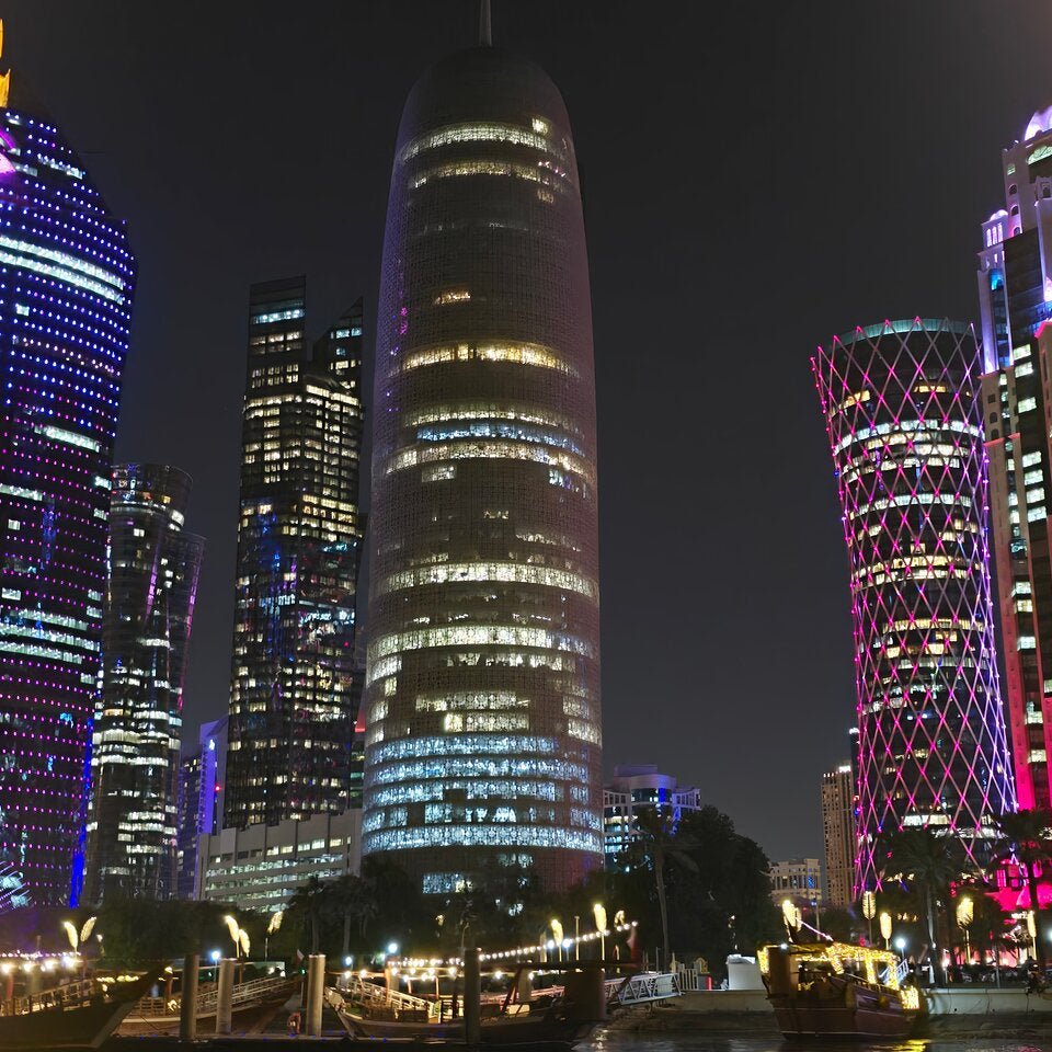 Doha: Night City Tour with Traditional Dhow Cruise