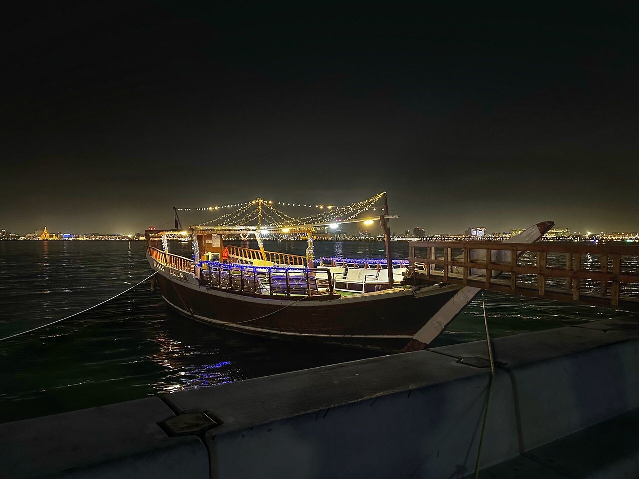 Doha: Night City Tour with Traditional Dhow Cruise