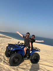 Doha: Private Desert ATV, Quad Bike, and Sandboarding Trip