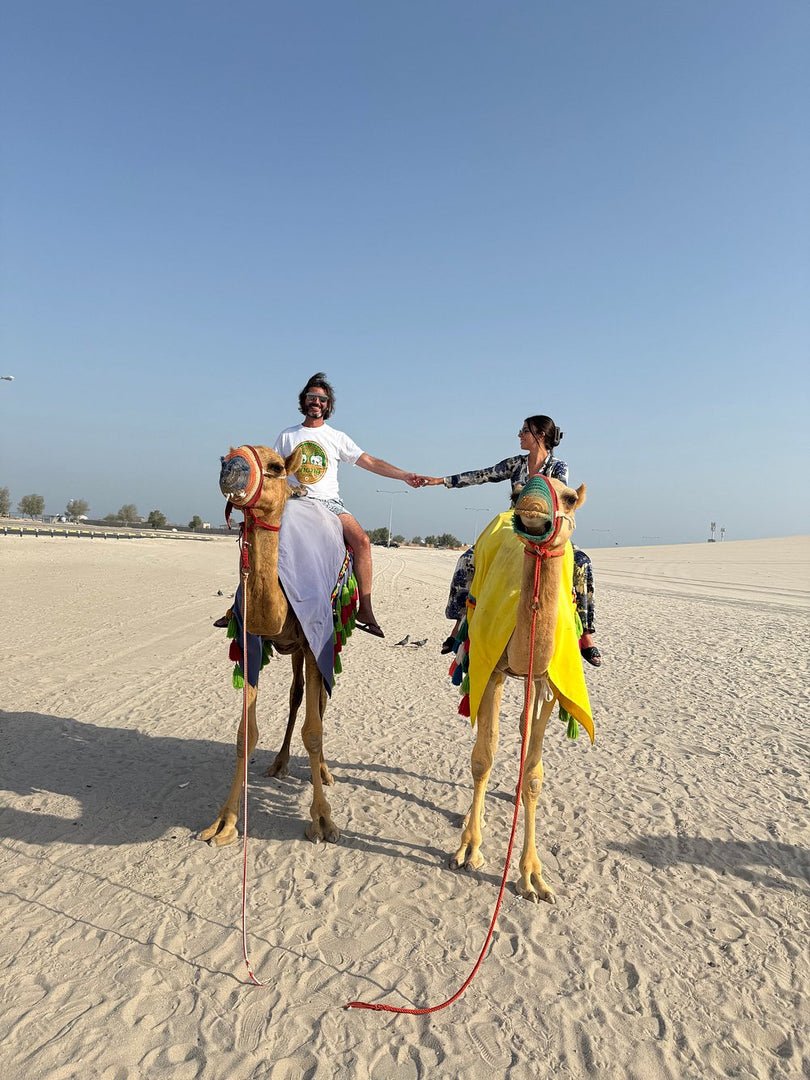 Doha: Private Desert Safari with Camel Ride, Sandboarding, and Inland Sea Visit