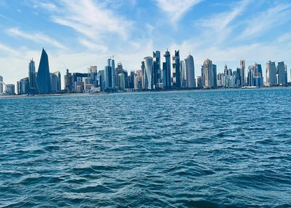 Doha: Private Dhow Cruise with Corniche Walk and Sunset Views