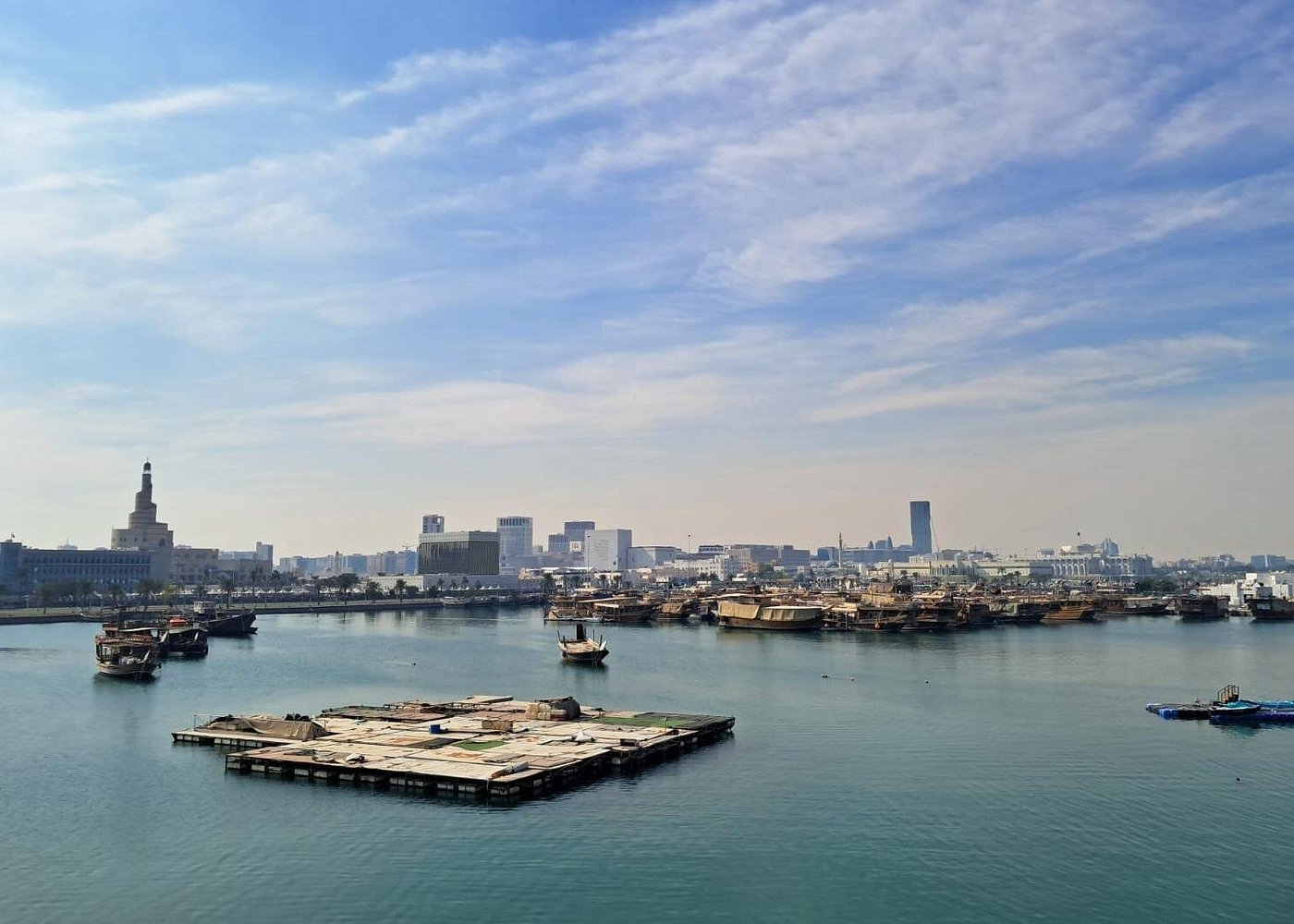 Doha: Private Dhow Cruise with Corniche Walk and Sunset Views