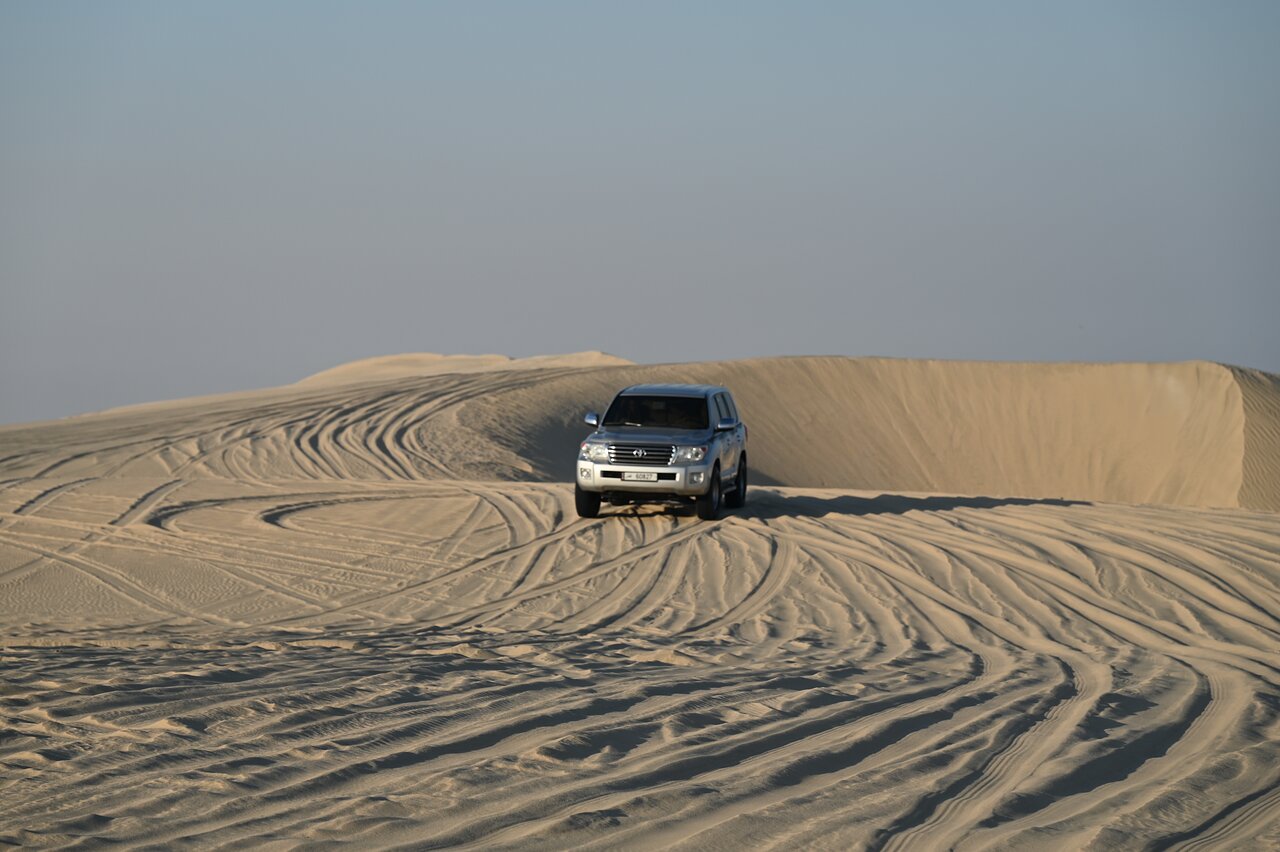 Doha: Private Full - Day Desert Safari, Sandboarding and Buffet Dinner