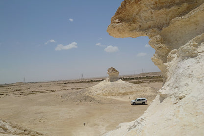 Doha: Private Guided West Coast, Zekreet Fort, Richard Serra Sculpture & Mushroom Hills Tour