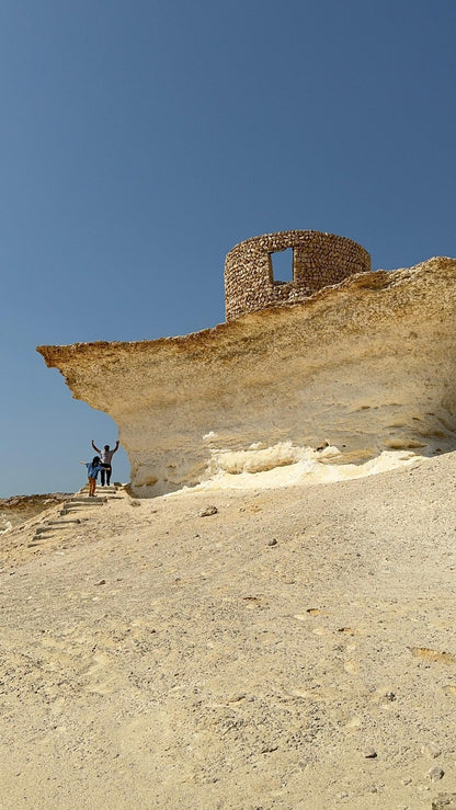 Doha: Private Guided West Coast, Zekreet Fort, Richard Serra Sculpture & Mushroom Hills Tour