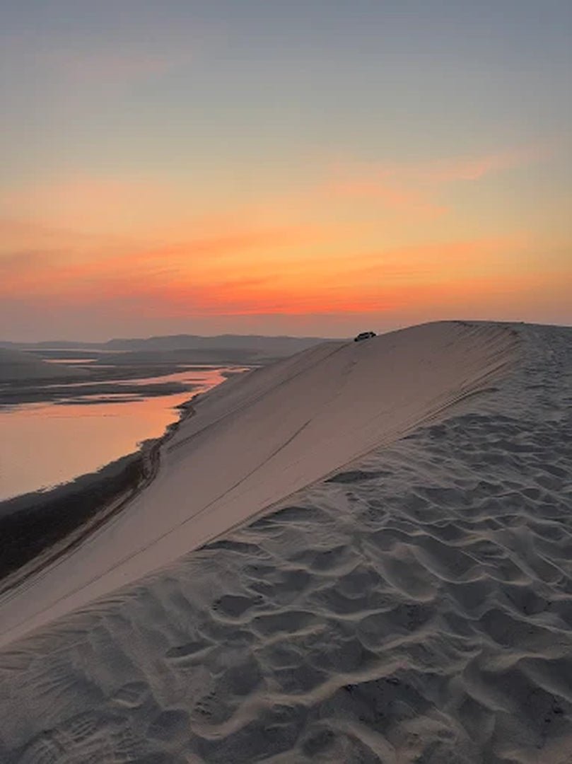 Doha: Private Half - Day Desert Safari with Camel Ride, Dune Bashing, and Inland Sea
