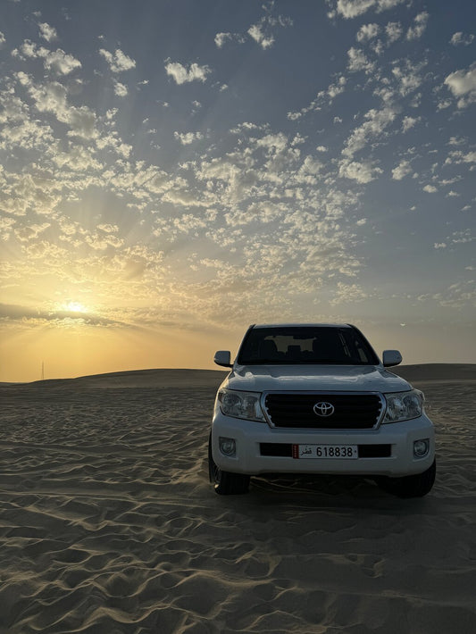 Doha: Private Night Desert Safari, Sandboarding, Camel Ride and Inland Sea Tour