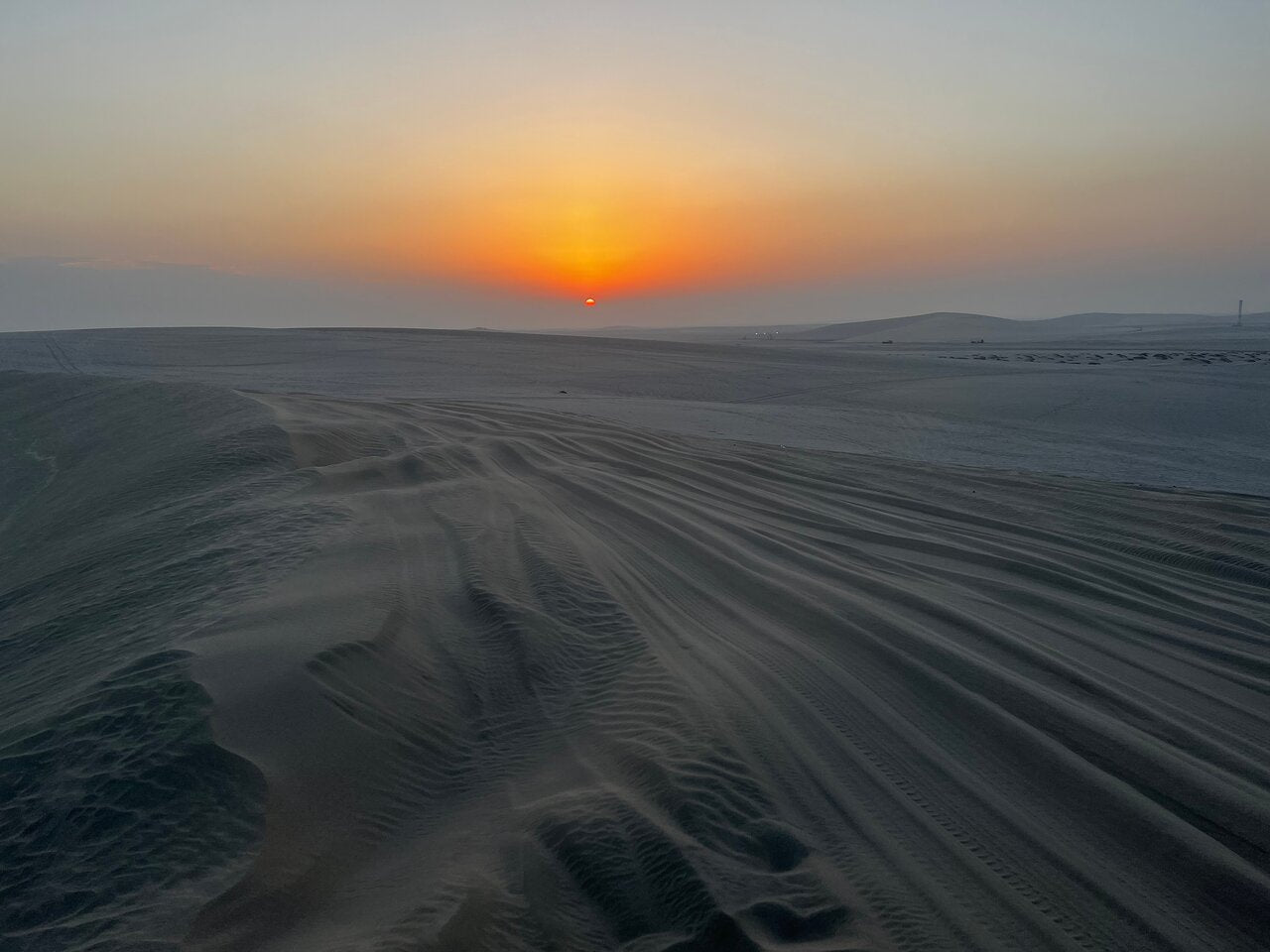 Doha: Private Night Desert Safari, Sandboarding, Camel Ride and Inland Sea Tour