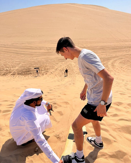 Doha: Shared Tour Half - Day Desert Safari, Sandboarding and Camel Ride