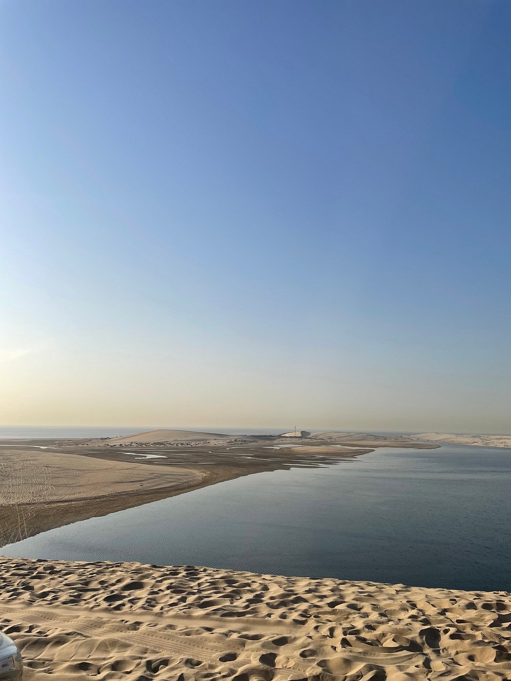 Doha: Sunrise or Sunset Desert Safari Dune Bashing, Camel Ride, and Inland Sea Views