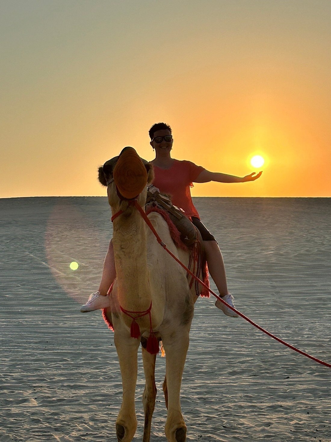 Doha: Sunrise or Sunset Desert Safari with Dune Bashing, Sandboarding and Inland Sea Trip