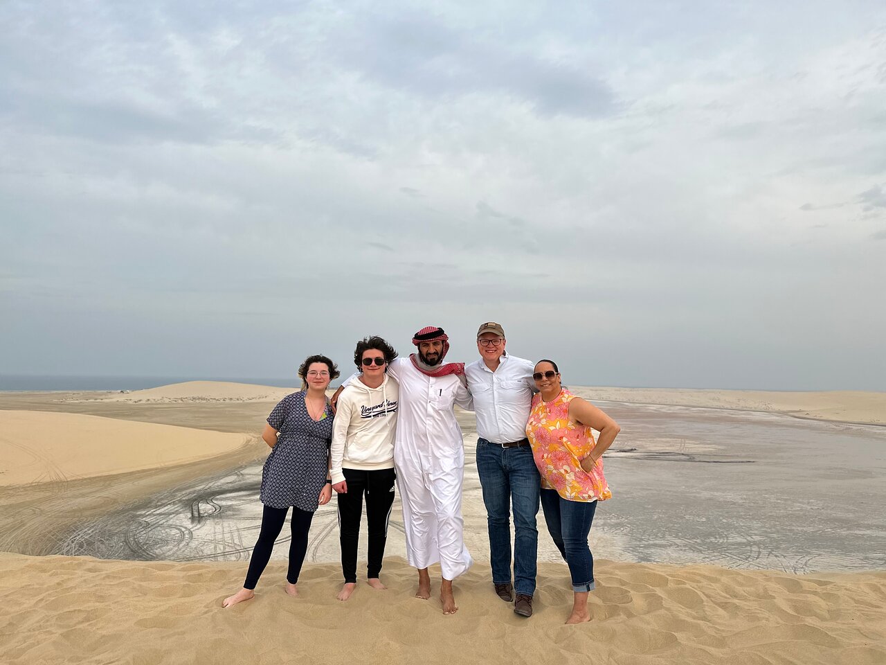 Doha: Sunset Desert Tour with Camel Ride, Sandboarding and Inland Sea