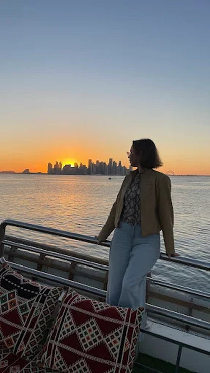 Doha: Traditional Dhow Cruise with Sunset and Skyline Views